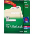 Avery Avery® Permanent Self-Adhesive Laser/Inkjet File Folder Labels, White, 1500/Box 5366